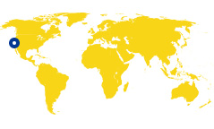 Mapa mundial en donde se reflejan los proyectos realizados